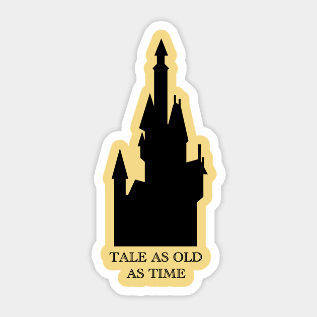 Tale as Old as Time Castle Sticker by duchessofdisneyland